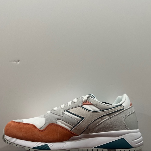Diadora, N9002, 501.177735/C3134, Grey, White, Orange & Blue - Picture 12 of 13